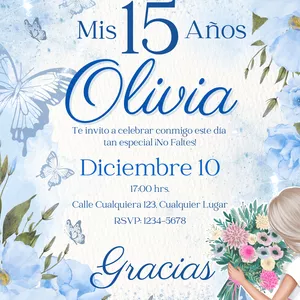 Imagen de portada para Ebook TARJETA DE INVITACIÓN 15 años 