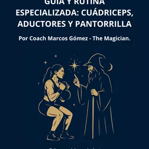 Imagen de portada para Ebook GUÍA Y RUTINA ESPECIALIZADA: CUÁDRICEPS, ADUCTORES Y PANTORRILLA