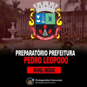 Imagem de capa para o Curso online Curso Preparatório - Prefeitura de Pedro Leopoldo (Nível Médio) | Área da Educação | Protagonista Concursos