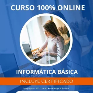 Imagen de portada para Curso online Curso completo 100% Online de Informática Básica incluye libro y certificado