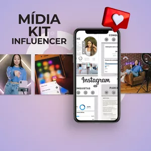Imagem de capa para o Curso online Mídia Kit Básico - Influencer