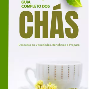 Imagem de capa para o Ebook Guia Completo dos Chás