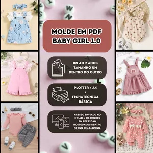 Imagem de capa para o Curso online [Molde em PDF] - Pacote Baby Girl 1.0 ID 3812592 [RN ao 2 anos]