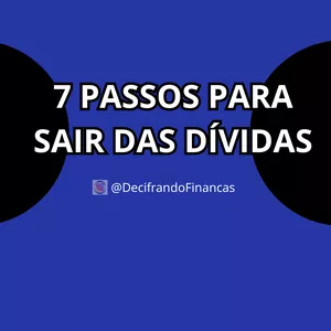 Imagem de capa para o Curso online  7 PASSOS PARA SAIR DAS DÍVIDAS 