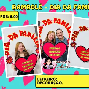 Imagem de capa para o Ebook ❤Bambolê - Dia da Família❤ 