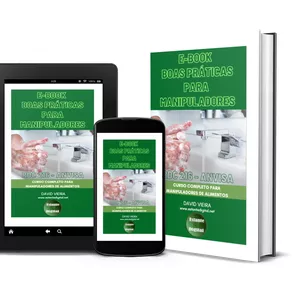 Imagem de capa para o Ebook E-BOOK"BOAS PRÁTICAS DE HIGIENE PARA MANIPULADORES DE ALIMENTOS "