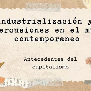 Imagen de portada para Ebook La Industrialización y sus repercusiones en el mundo contemporaneo