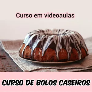 Imagem de capa para o Curso online CURSO DE BOLOS CASEIROS - curso em videoaulas