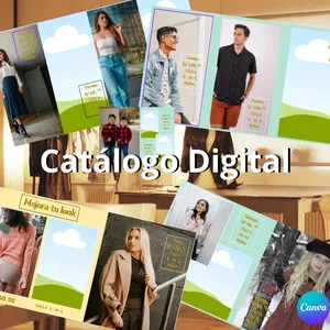 Imagen de portada para Ebook Catálogo Digital - Plantilla de Canva