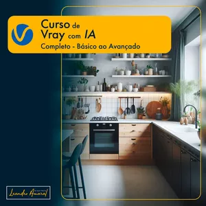 Curso de Vray e Photoshop com IA + Presentes