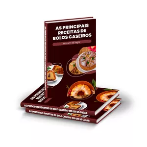 Imagem do curso AS PRINCIPAIS RECEITAS DE BOLOS CASEIROS