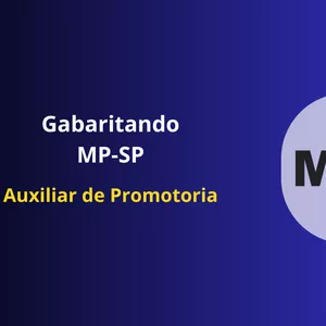 Imagem do curso Gabaritando MPSP - Auxiliar de Promotoria