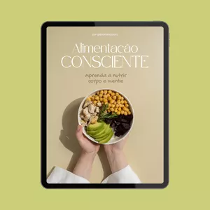 Imagem de capa para o Ebook Alimentacao consciente - Aprenda a nutrir corpo e mente