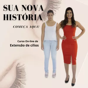 Imagem do curso TRANSFORMANDO VIDAS ATRAVÉS DA EXTENSÃO DE CÍLIOS