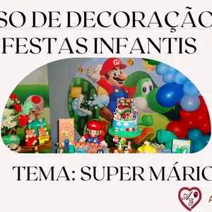 Imagem de capa para o Curso online CURSO DE DECORAÇÃO DE FESTAS