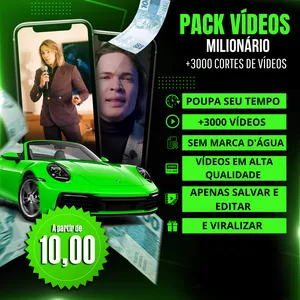 Imagem de capa para o Curso online Pack vídeos milionário 