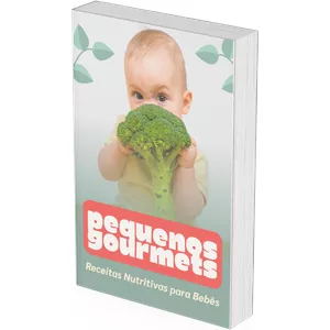 Imagem de pequenos gourmets receitas saudáveis para crianças criado por Vitória Mirelle na hotmart