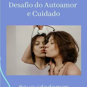 Imagem de capa para o Ebook Desafio do Autoamor e Cuidado 