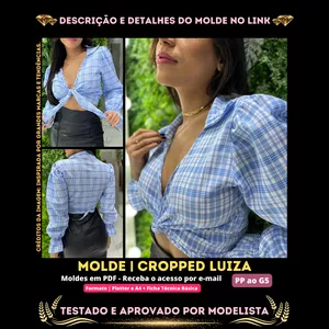Imagem de capa para o Curso online [Molde em PDF] - Cropped Luiza ID 2890886