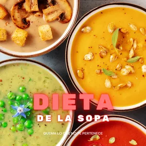Imagen de portada para Ebook DIETA DE LA SOPA - QUEMAR 1 KG DE GRASA AL DÍA 