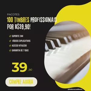 Imagem de capa para o Curso online 100 Timbres Exclusivos para o Audio Evolution: Transforme Seu Celular em um Instrumento Profissional!
