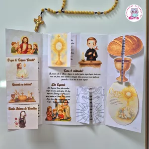 Imagem de capa para o Ebook 🥖🍷 Lapbook Corpus Christi