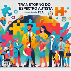 Imagem de capa para o Ebook TEA TRANSTORNO DO ESPECTRO AUTISTA