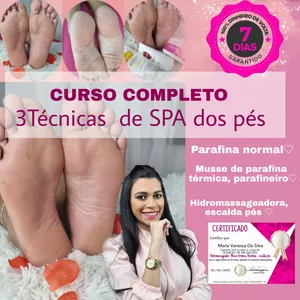 Imagem do curso SPA DOS PÉS, ESCALDA PÉS, MUSSE, PARAFINA 
