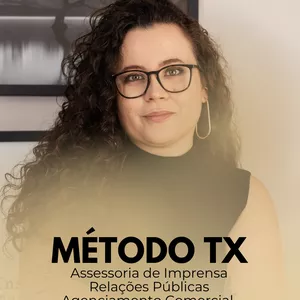Imagem de capa para o Curso online MÉTODO TX: Capacitação em Assessoria de Imprensa, Relações Públicas & Agenciamento Comercial 