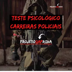 Imagem do curso Teste Psicológico - Carreiras Policiais PROJETOQAPROVA