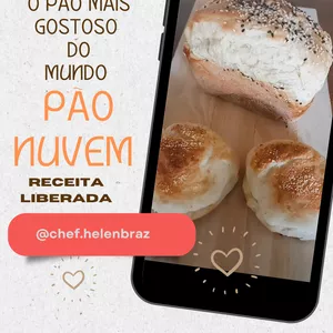 Imagem de capa para o Curso online Pão nuvem 