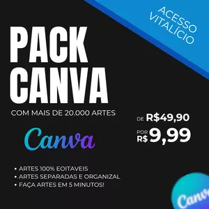Imagem de capa para o Curso online Pack Canva Premium 2024