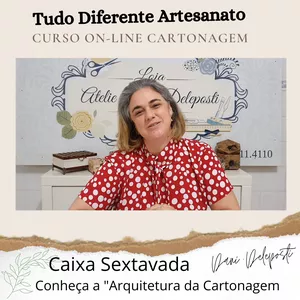 Imagem principal do produto Cartonagem - Caixa Sextavada