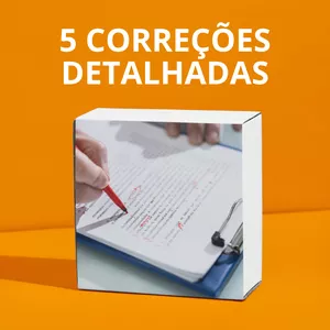 Imagem de capa para o Ebook Pacote com 5 Correções Detalhadas