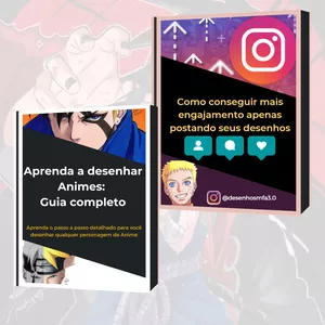 Imagem de capa para o Ebook Ebook: Aprenda a Desenhar Animes