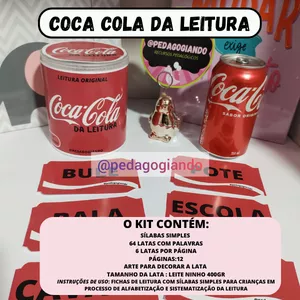 Imagem de capa para o Ebook COCA COLA DA LEITURA -SÍLABAS SIMPLES 