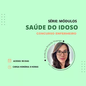 Imagem de capa para o Curso online SAÚDE DO IDOSO 