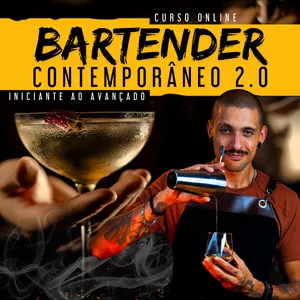 Imagem de capa para o Curso online Curso BARTENDER CONTEMPORÂNEO 2.0