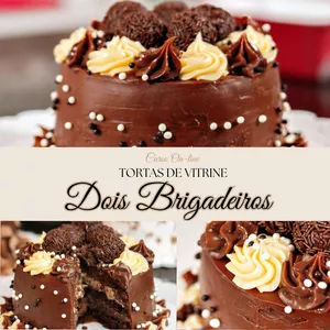 Imagem de capa para o Curso online Tortas de Vitrine - Dois Brigadeiros