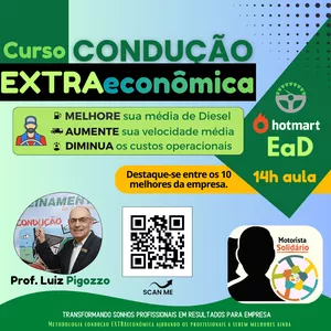 Imagem de capa para o Curso online CONDUÇÃO EXTRAeconômica - MOTORISTA SOLIDÁRIO