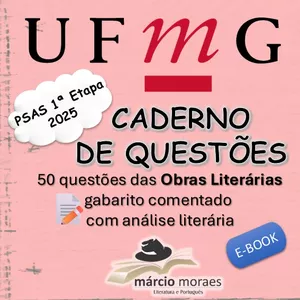Imagem de capa para o Ebook Caderno de Questões: Literatura - Vestibular da UFMG/PSAS 1ª Etapa 2025