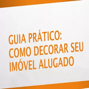 Imagem de capa para o Ebook Guia Prático:Como Decorar Seu Imóvel Alugado 