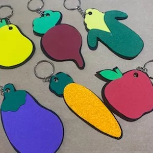 Imagem de capa para o Curso online Chaveiros de frutas e legumes em EVA