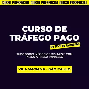 Imagem de capa para o Evento presencial Curso de Tráfego Pago e Marketing Digital - Segredos do Digital