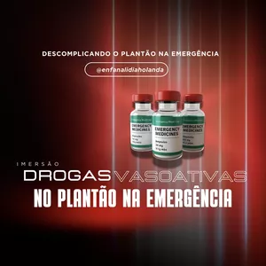 Imagem de capa para o Curso online Imersão Manejo de Drogas Vasoativas no Plantão na Emergência 