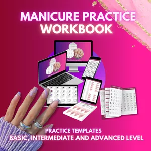 Cover image for Ebook Manicure Practice Workbook 💅