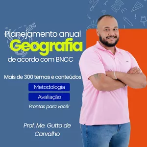 Imagem de capa para o Ebook Planejamento Anual Geografia - Ensino Médio