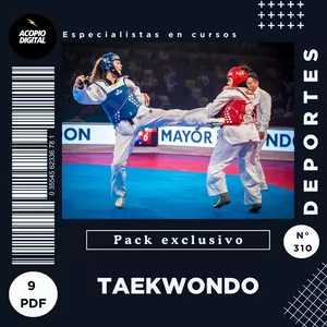 Imagen de portada para Ebook Curso Digital de Taekwondo en PDF | 9 ebooks en PDF