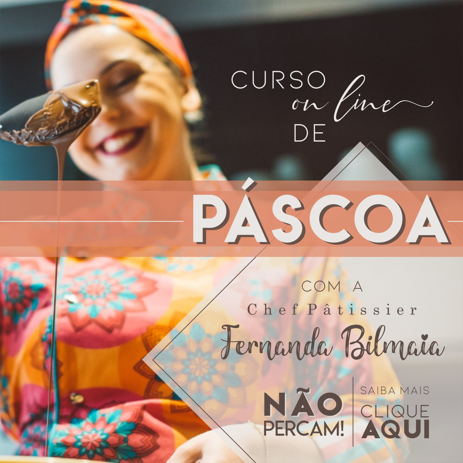 Curso Curso de Páscoa - Aprenda a Trabalhar com Chocolate da forma Correta e Mude sua Vida!