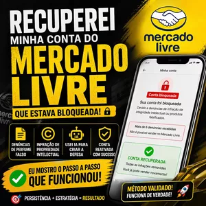 Imagem do curso 🚨 BLOQUEARAM meu Mercado Livre por “perfume falso”… e eu RECUPEREI em 24h 😳 (vou te mostrar como)